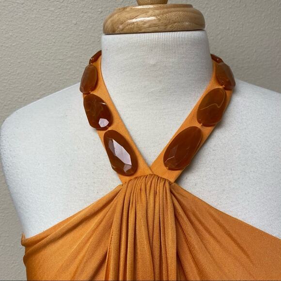 Badgley Mischka Drapey Jewel Dress XS - Picture 4 of 7